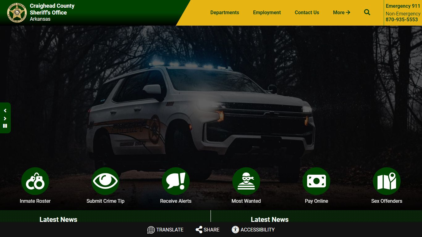 Craighead County Arkansas Sheriff's Office | Jonesboro - Lake City